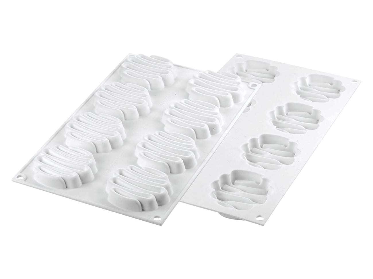 Moule silicone - 6 tartelettes (kit). Honoré - 30 x 17,5 cm - Silikomart
