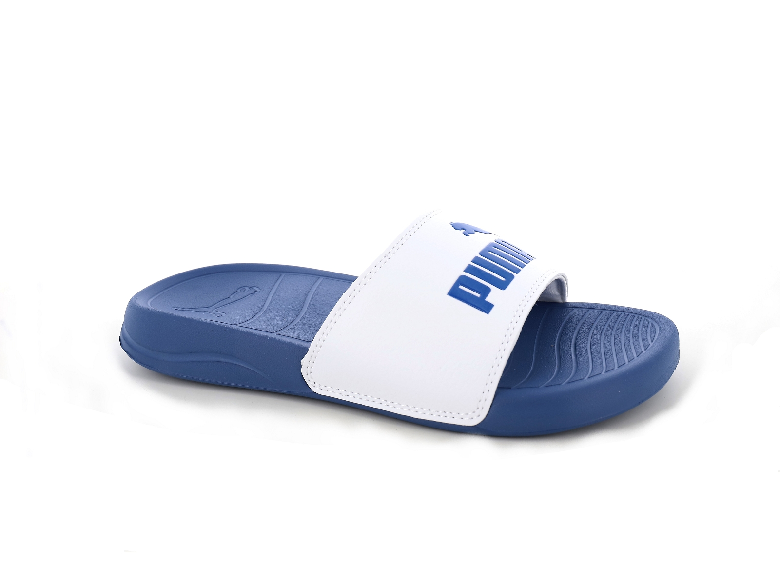 Puma-372279 Synthétique Blanc Bleu