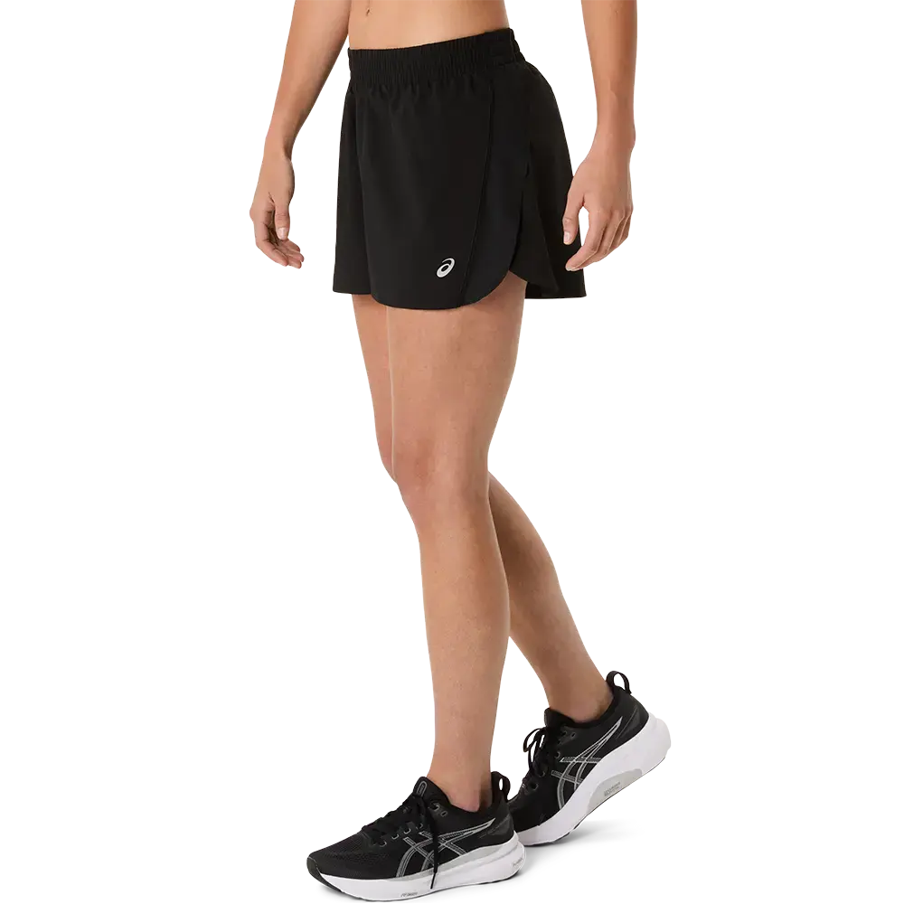 ASICS Core Split Hardloopbroek Kort Zwart Dames