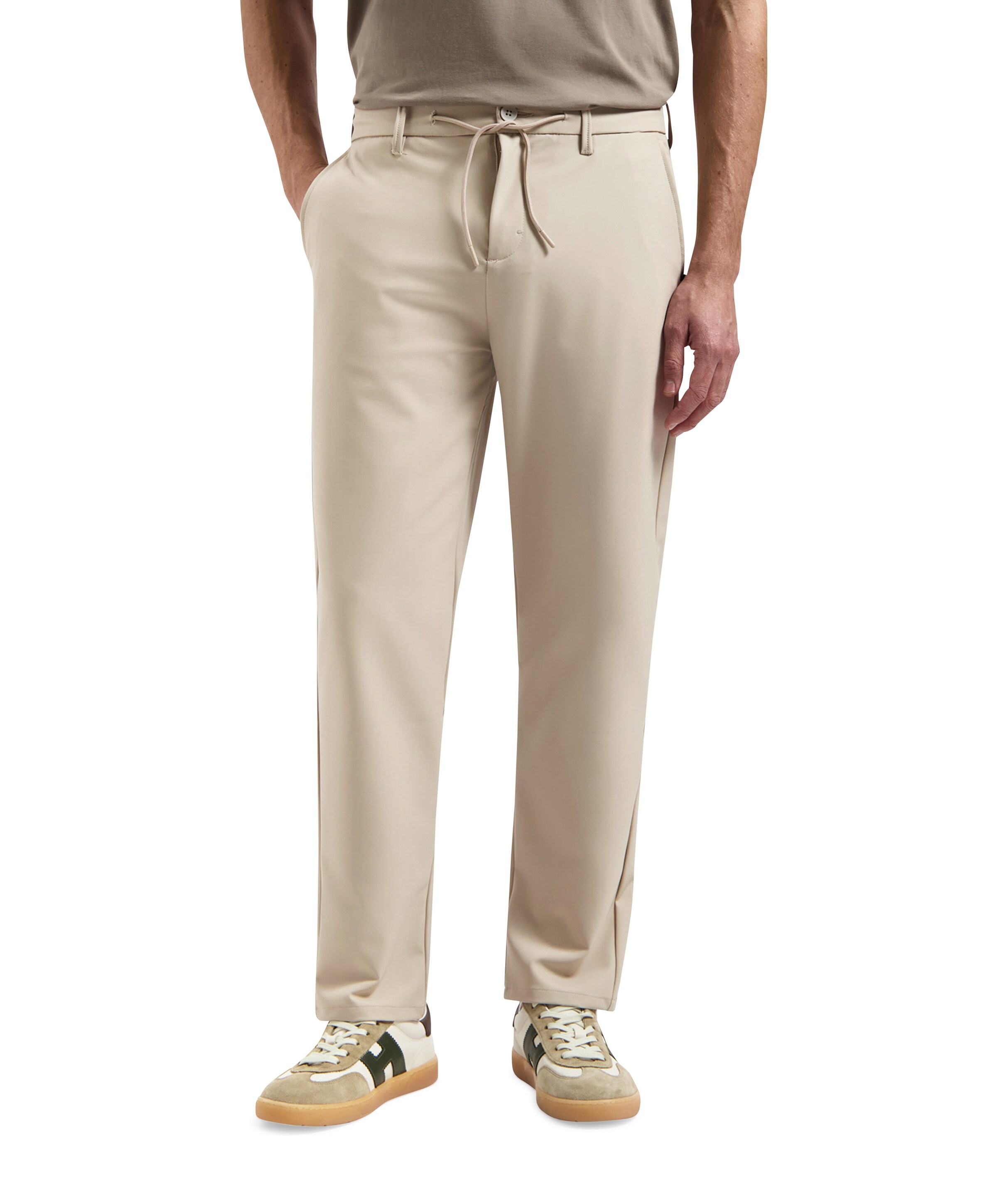 No Excess Pants Chino 4-Way Stretch Sedoc Rel heren broek beige