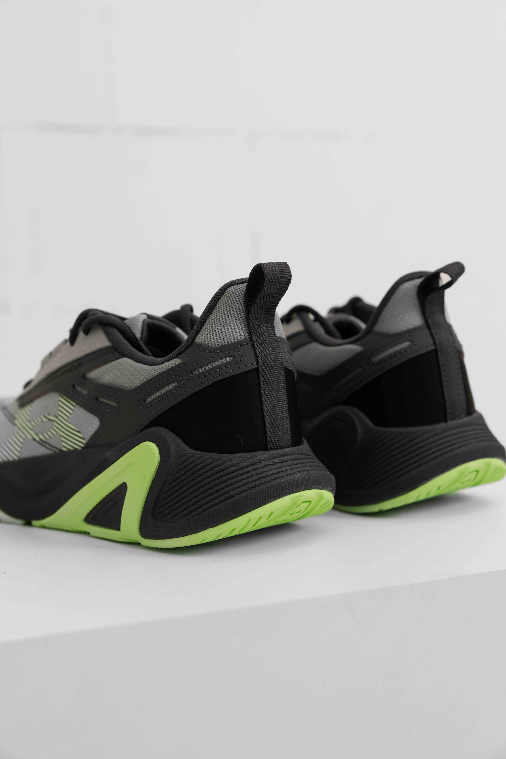 Under Armour Charged Commit TR 5 Sneakers Heren Grijs/Lichtgroen
