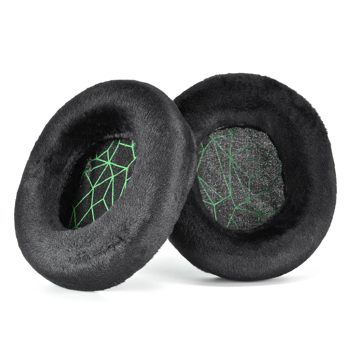 Øreputer for SteelSeries Arctis Prime/1/3/5/7/9/9X/Pro myk plysj Grønn
