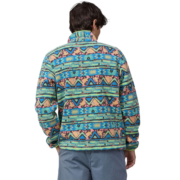 Sweat polaire PATAGONIA M'S LW SYNCH SNAP-T P/O HIGH HOPES GEO HIGH HOPES GEO: SALAMANDER GREEN