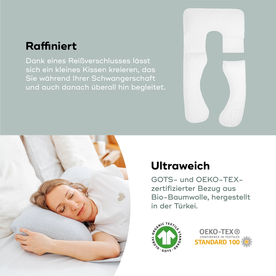 babymoov Schwangerschaftskissen XXL B.Love Mineral Grey