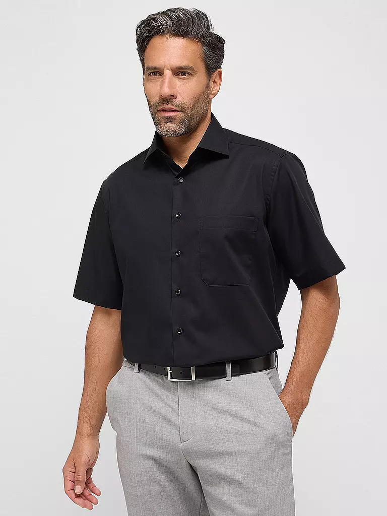 ETERNA Hemd Comfort Fit schwarz