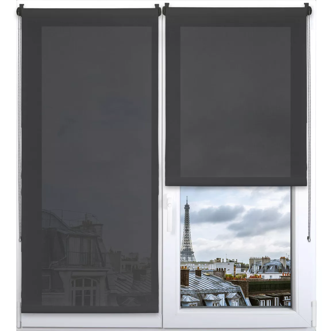 Store enrouleur tamisant (75 x 180 cm) Pure Gris béton