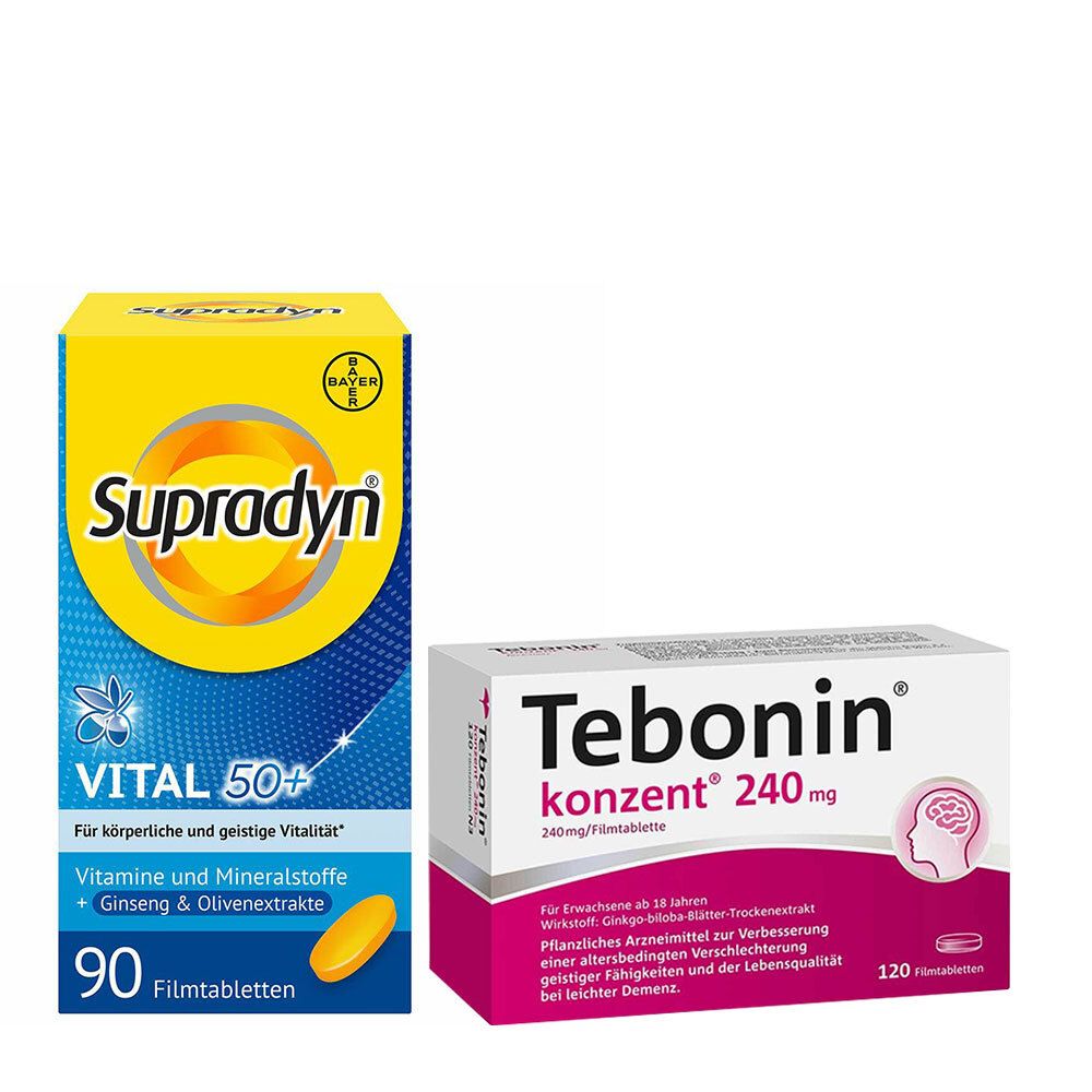 Supradyn® Vital 50+ & Tebonin® konzent® 240 mg
