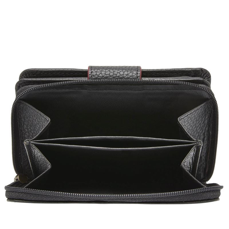 dR Amsterdam Mint Damesportemonnee 110123 Black