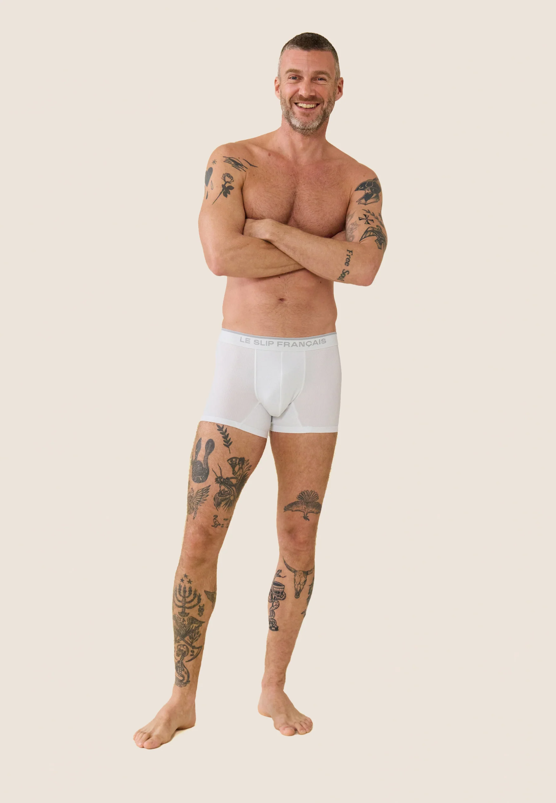 Trio de boxers de sport-Pack Trio Boxer Guillaume Marine Noir Blanc