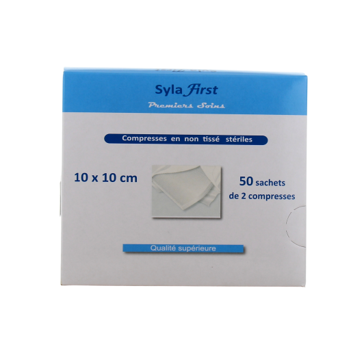 Sylafirst compresse non tissé stérile - Soin des plaies