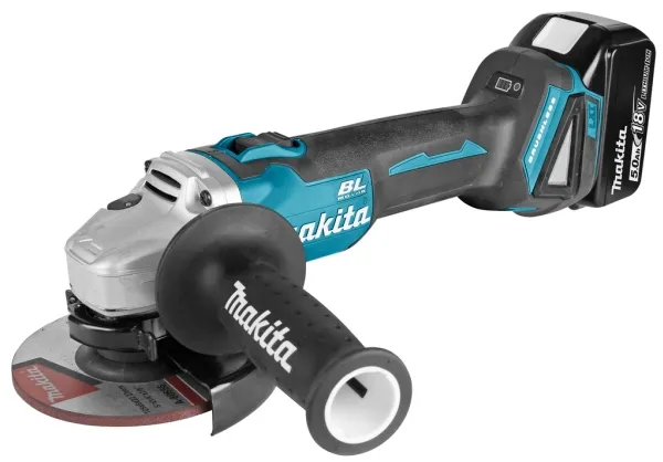 Makita DGA504RTJ - Vinkelkværn - ledningfri - 125 mm - 2 batterier - 18 V