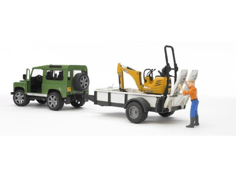 Bruder Spielwaren Off-Road Fahrzeug Land Rover Defender Profi-Serie, Massstab 1:16