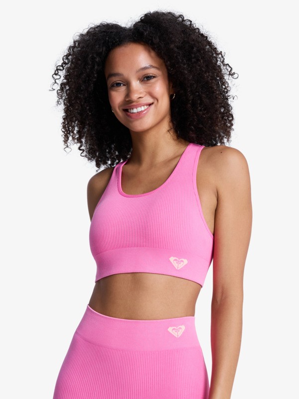 Chillout Seamless Washed Brassière de sport Rose Femme