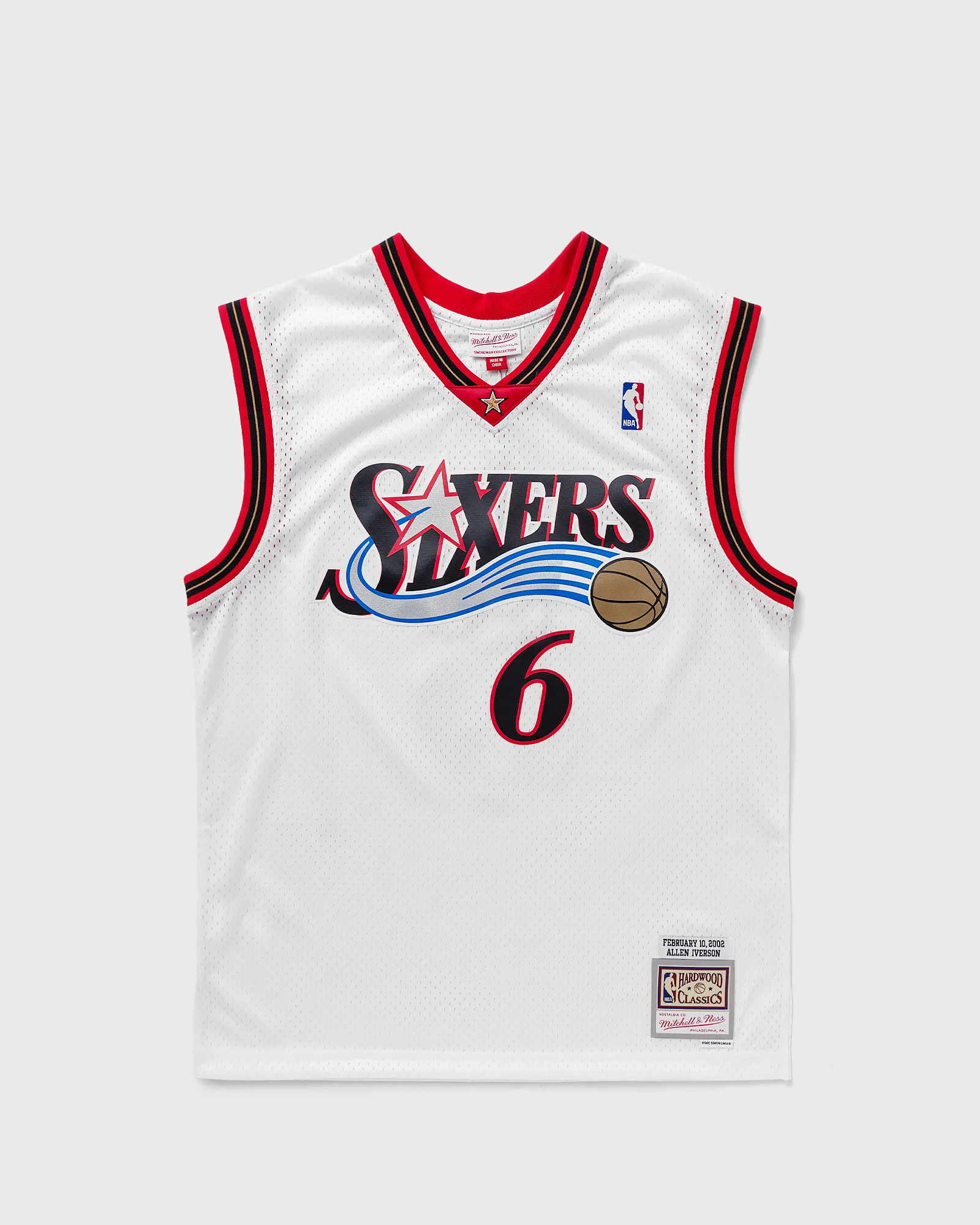 Camisa Mitchell & Ness NBA Swingman Philadelphia 76ers All Star 2002-03 Allen Iverson #6