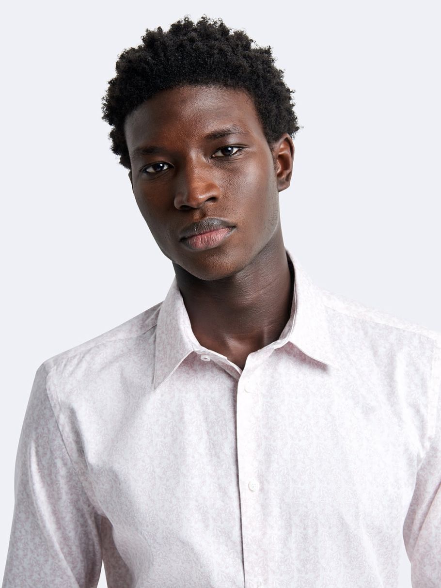 Chemise slim fleurie