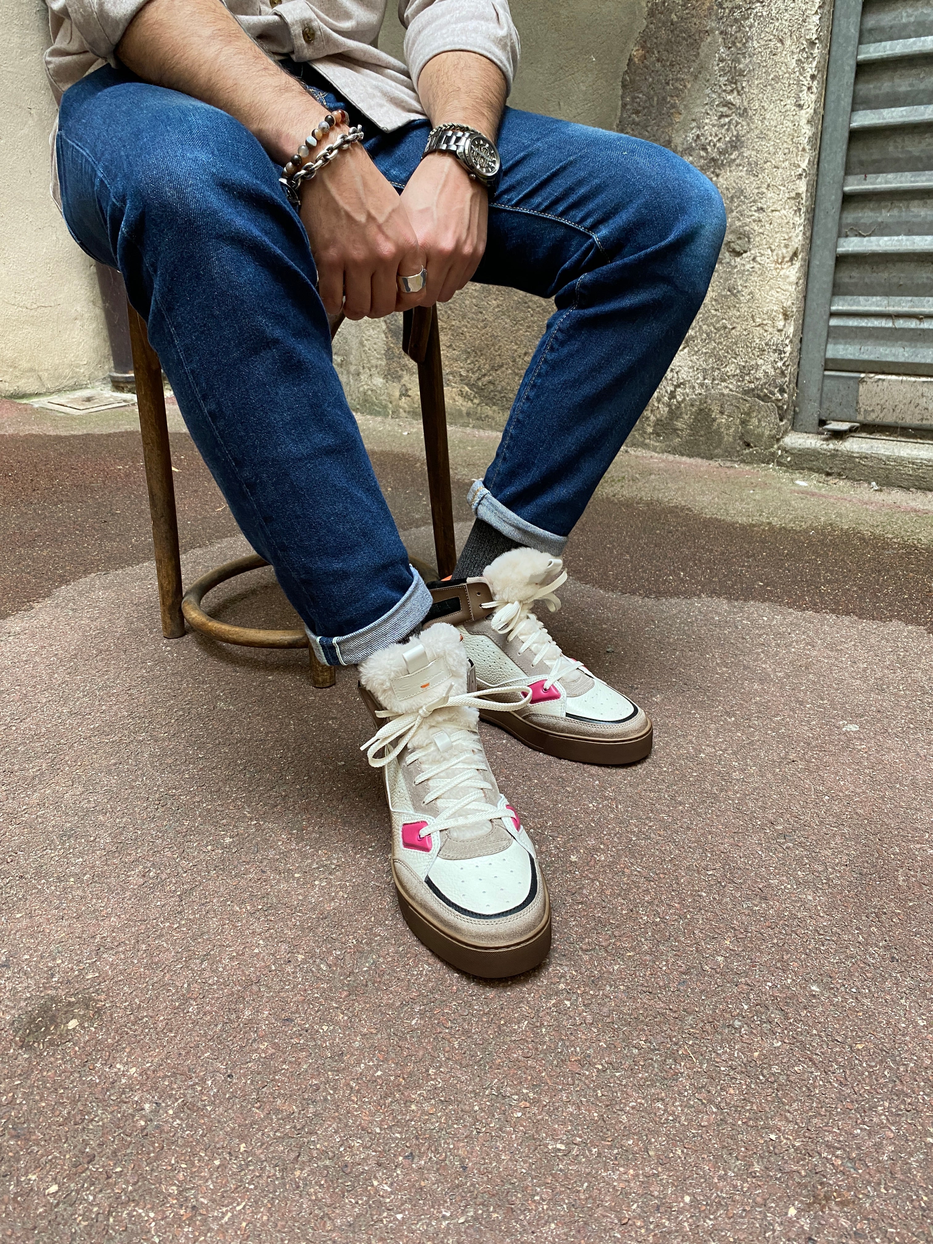 SANTONI - ALLEY 21797 WOY BEIGE