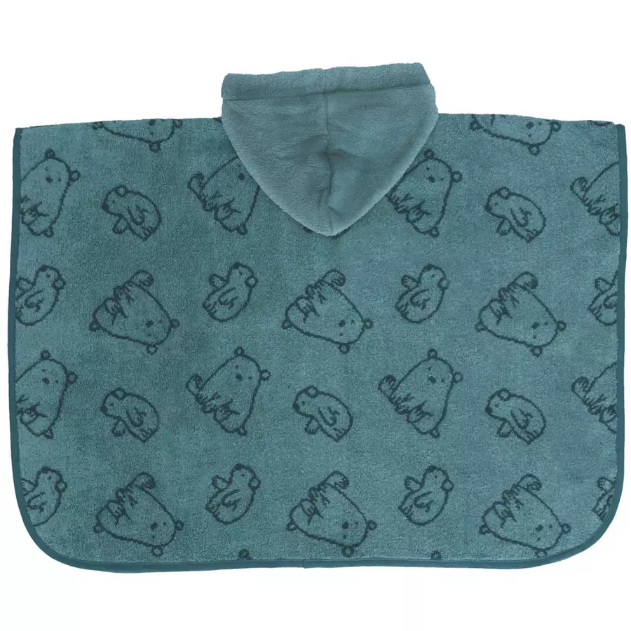 Sterntaler Badeponcho Elia dunkeltürkis