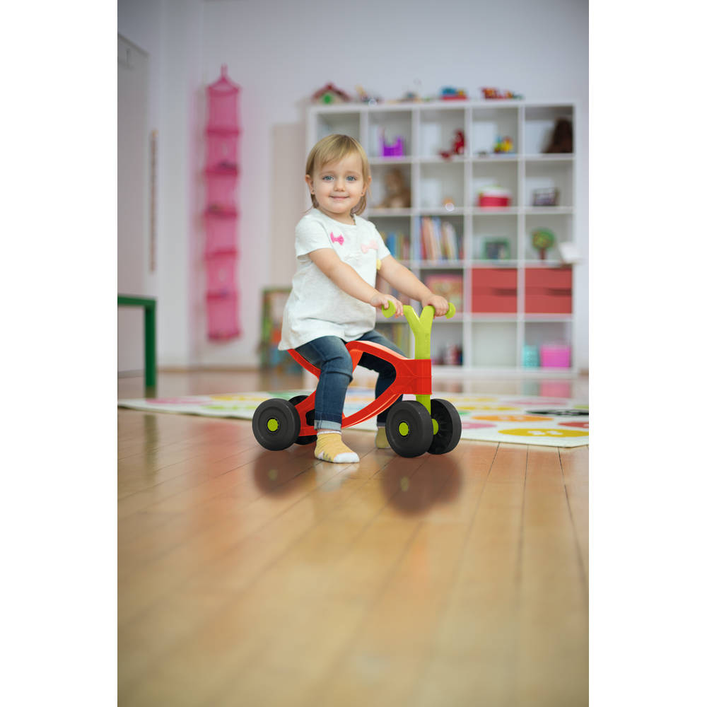 Big Flippi loopfiets - rood/groen