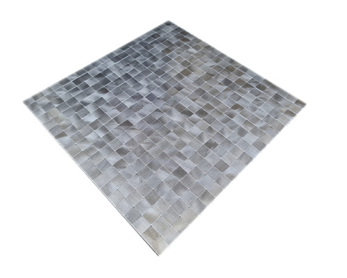 Zelfklevende metaalmozaïek SAM 4MM15 aluminium 30x30 cm