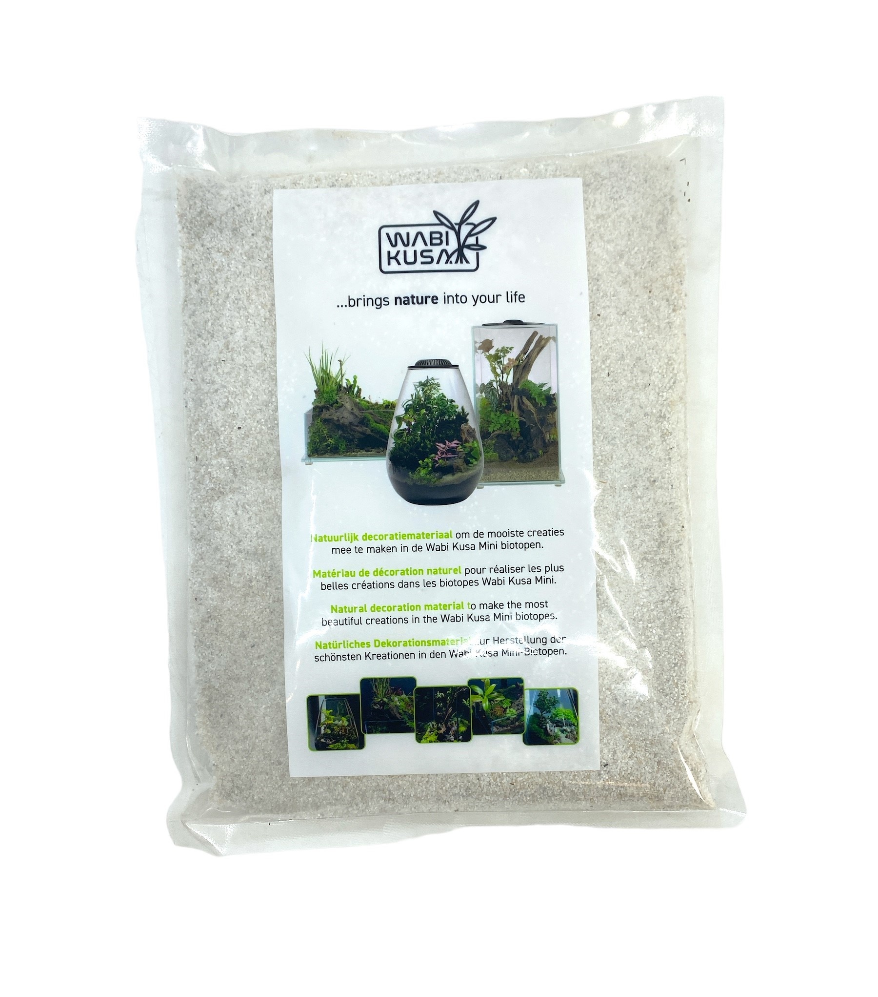 AquastoreXL Wabi Kusa Zand Sneeuwwit 1kg