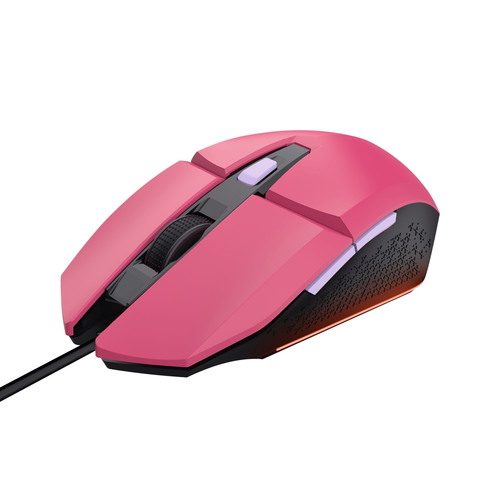 Trust GXT 109 Felox Beleuchtete Gaming-Maus – Pink