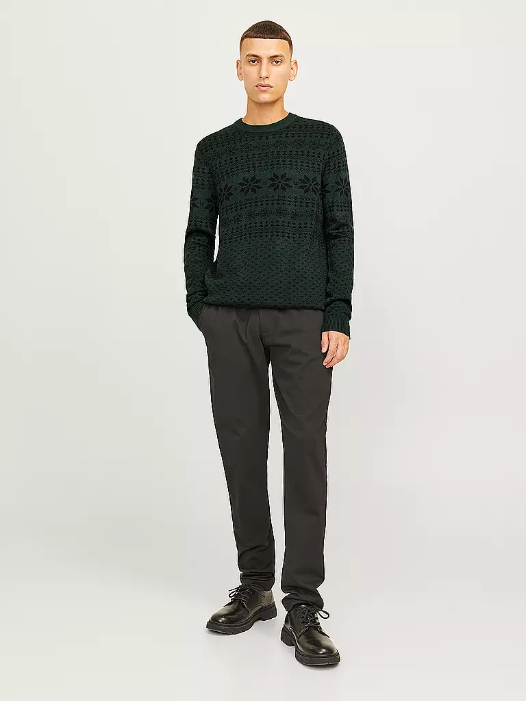 JACK & JONES Pullover JJXMAS GABRIEL schwarz