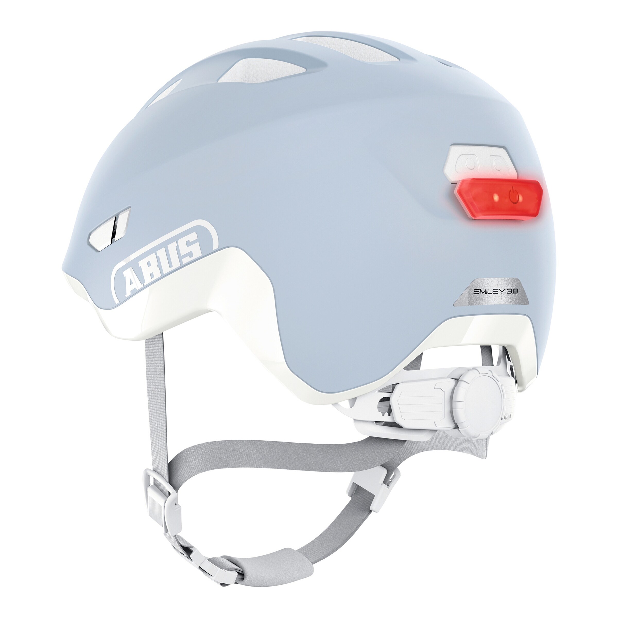 ABUS Fahrradhelm Smiley 3.0 ACE LED pure aqua