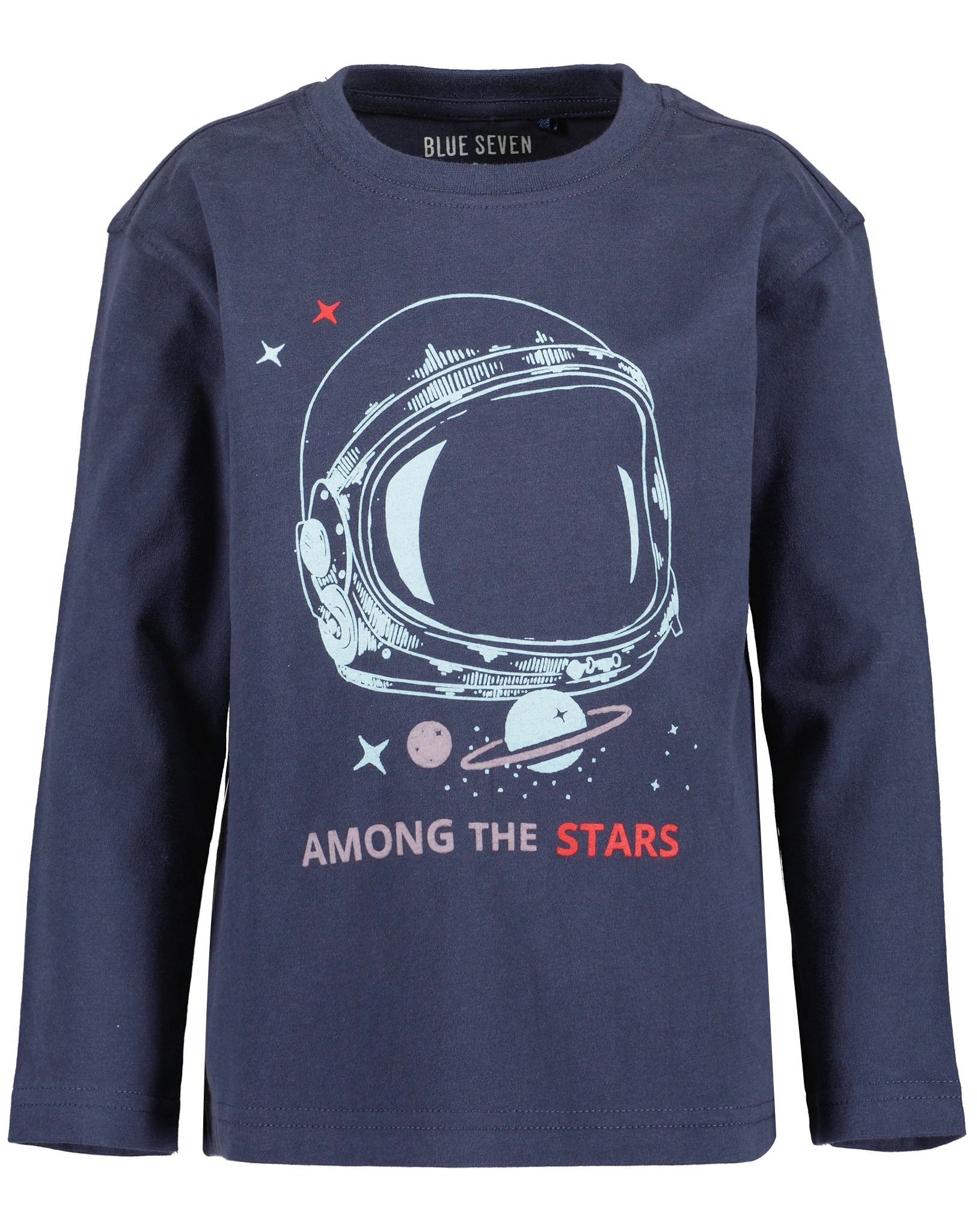 Langarmshirt AMONG THE STARS in anthrazit