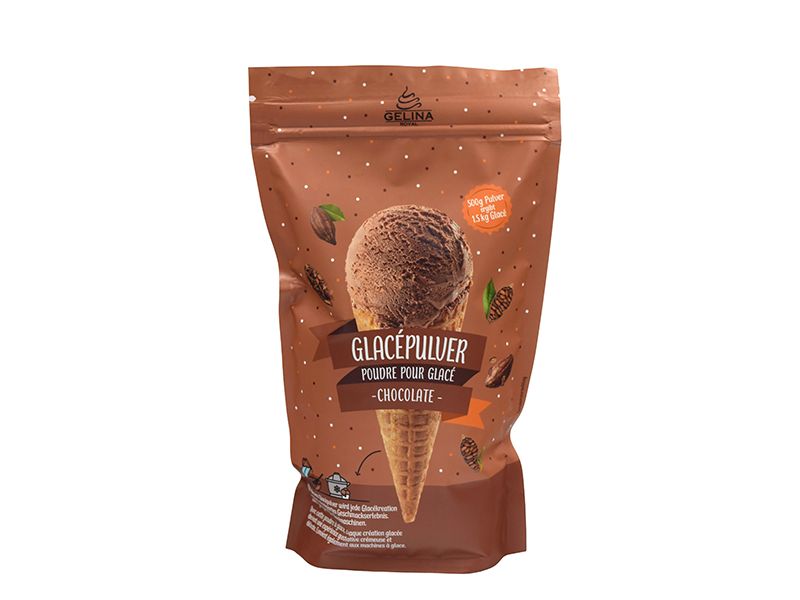 Gelina Royal Glacé Chocolat 500 g Speiseeispulver mit Schokoladengeschmack