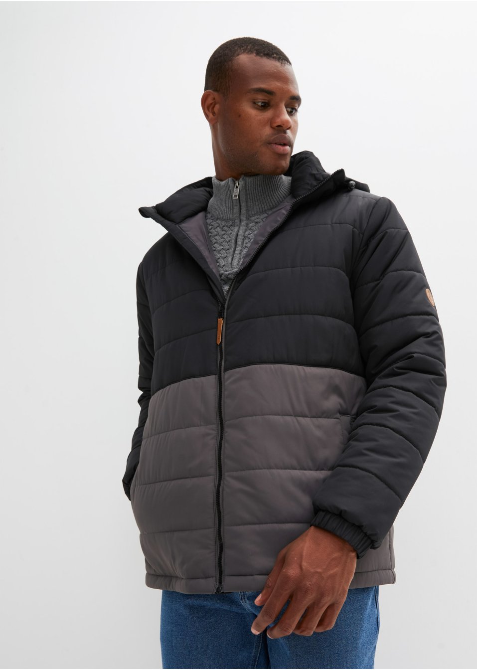 Veste matelassée à capuche en polyester recyclé