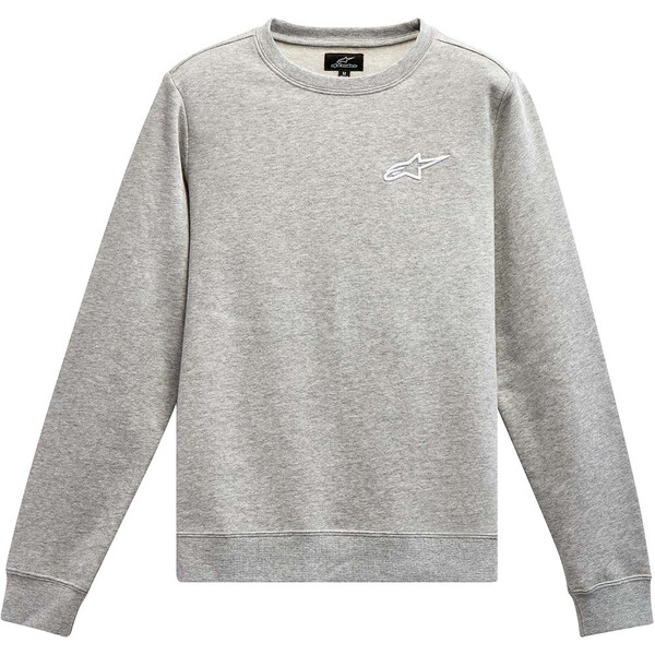 Alpinestars - Sweat zippé femme Womens Ageless Chest Crew Gris Clair