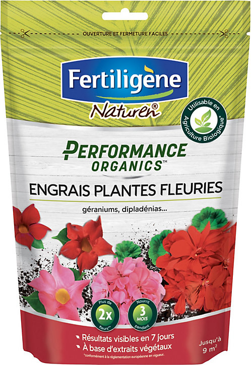 Engrais plantes fleuries Fertiligène Naturen Performance organics 700g
