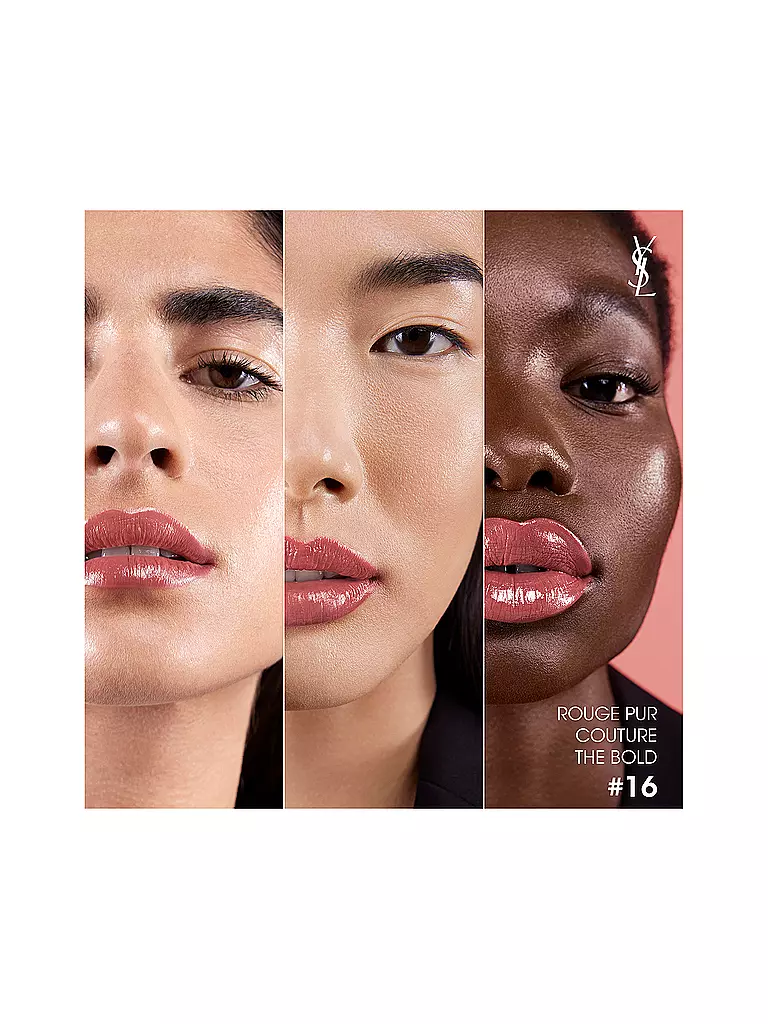 YVES SAINT LAURENT Lippenstift - Rouge Pur Couture The Bold Nude (16 Rosewood)  rosa