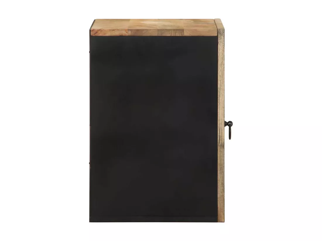 Armoire de salle de bain suspendue bois massif manguier