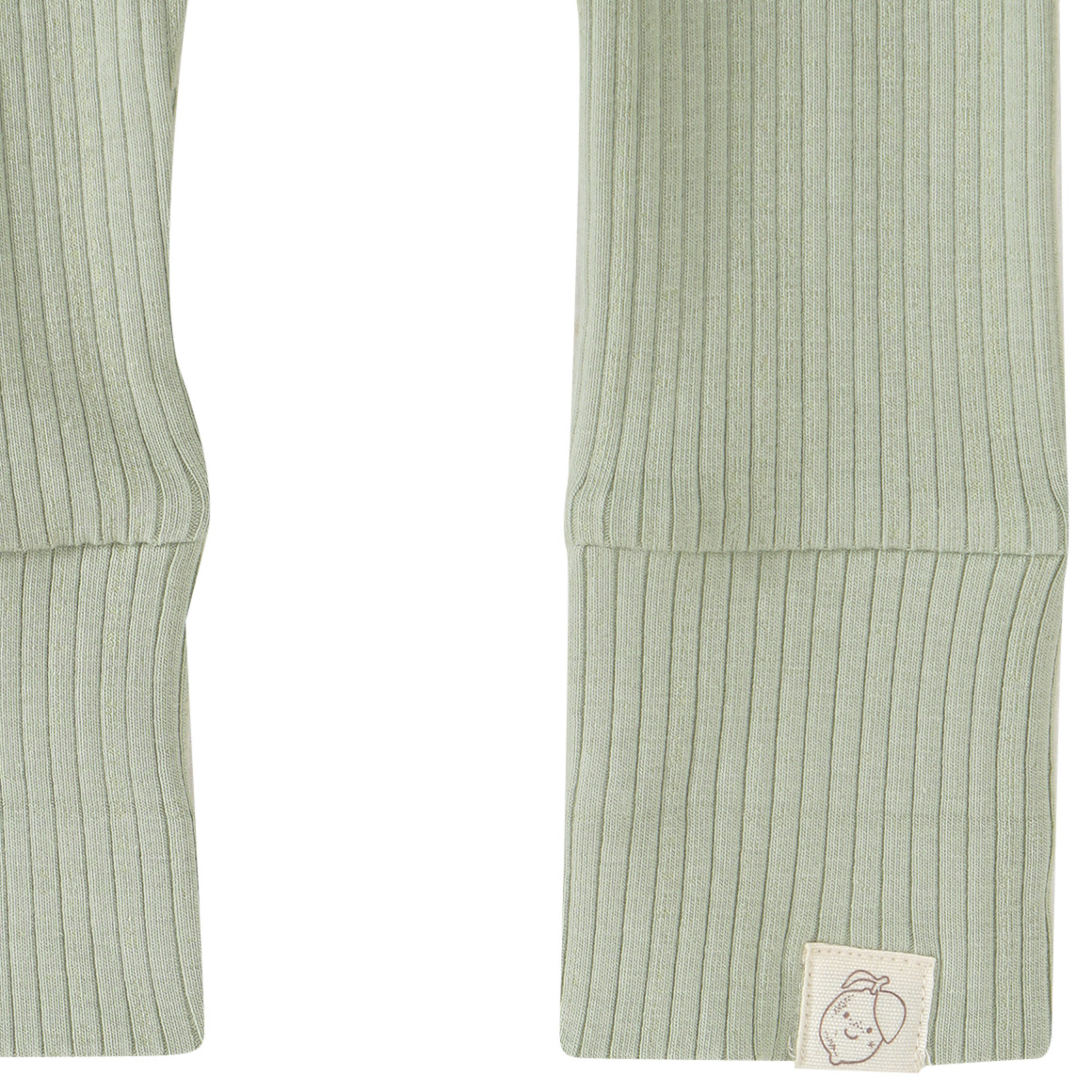 Topomini Pure Collection Baby Leggings mit Rippstruktur oliv