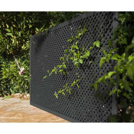 Treillis en osier LOP, anthracite - l.60 x H.120 cm