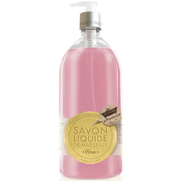 Sabonete Líquido Les Petits Bains de Provence Marselha Rosa 1L