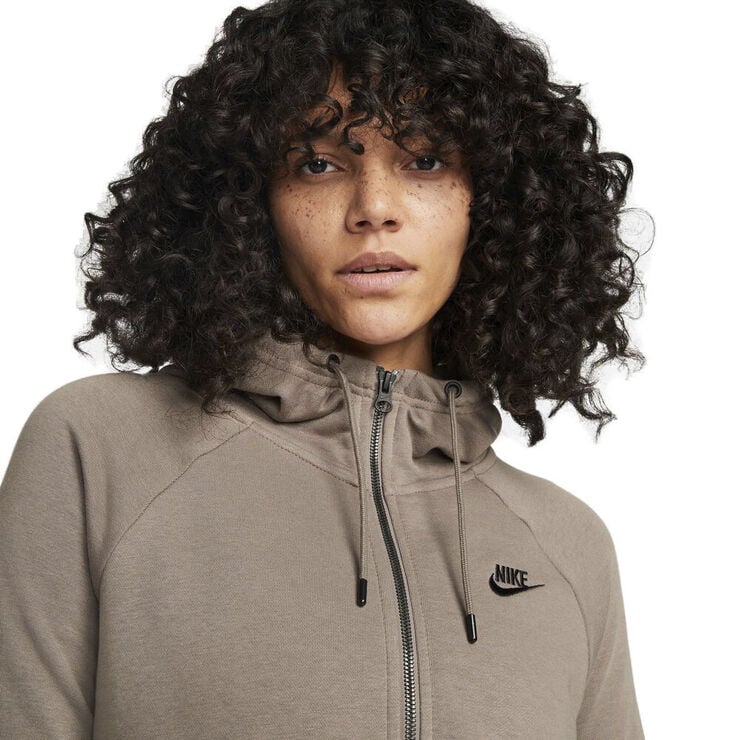 Nike Sportswear Essential Fleece Haettetroje Brun