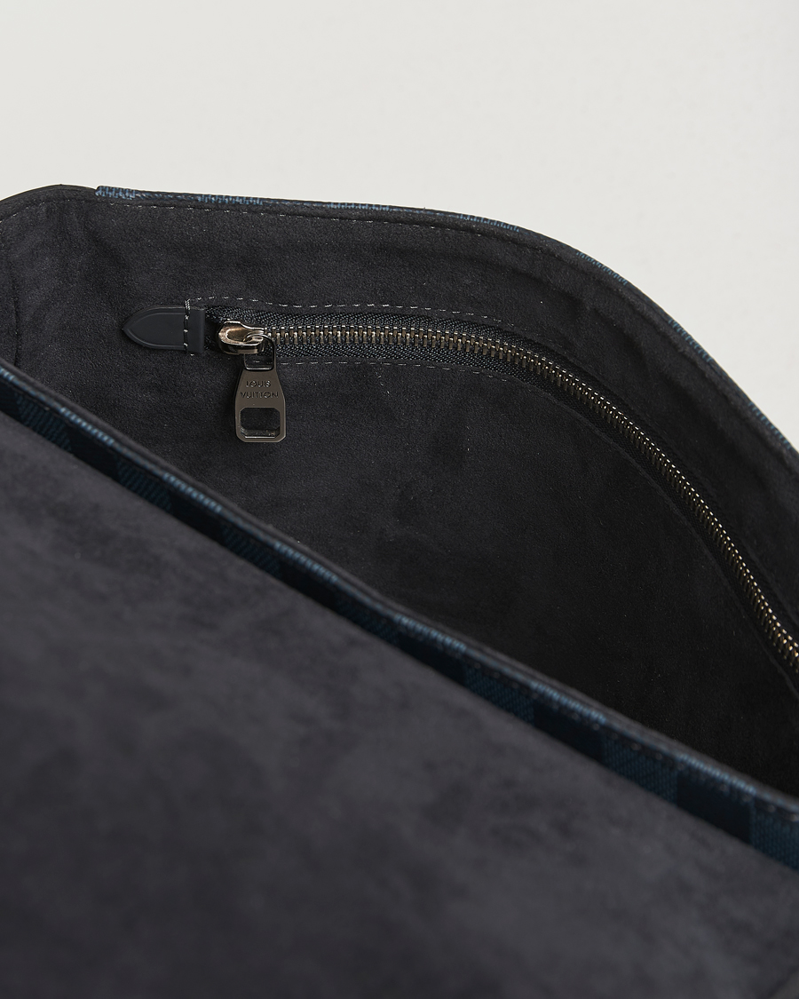 Louis Vuitton Pre-Owned Newport Messenger PM Damier Cobalt