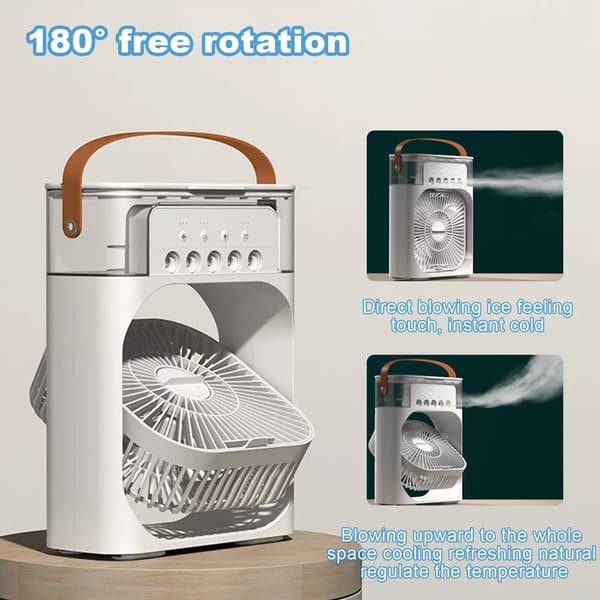 Desk Misting Spray Fan Cooling Mister USB Humidifier Portable Air Conditioners