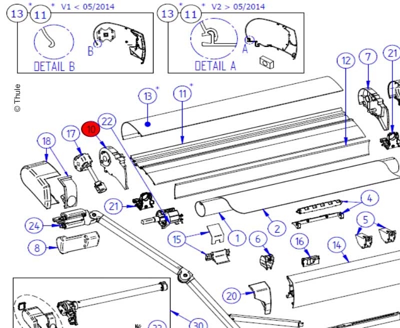 LH Endcap Assy O9200