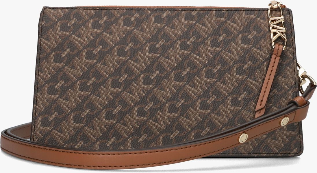 MICHAEL KORS cognac michael kors schoudertas lg conv xbody
