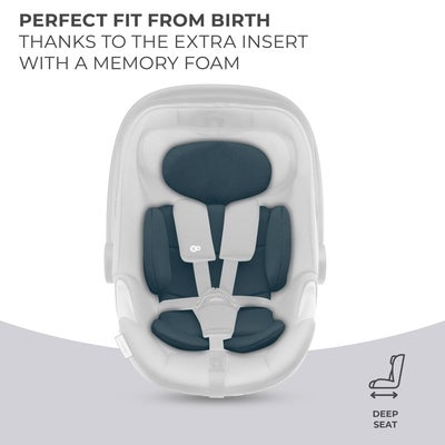 Kinderkraft I-CARE i-Size Babybilstol, Graphite Black