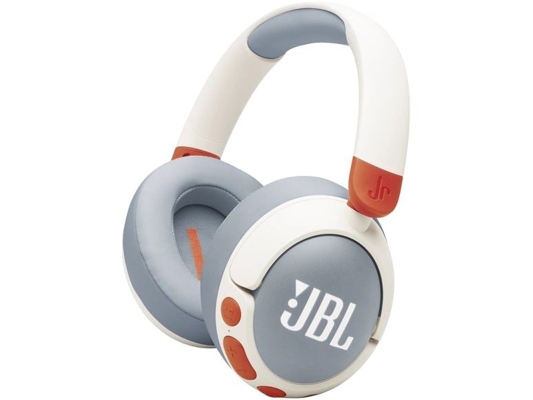 JBL Over-Ear-Kopfhörer Junior 470NC Weiss Drahtloser Kopfhörer für Kinder mit Lautstärkenbegrenzung