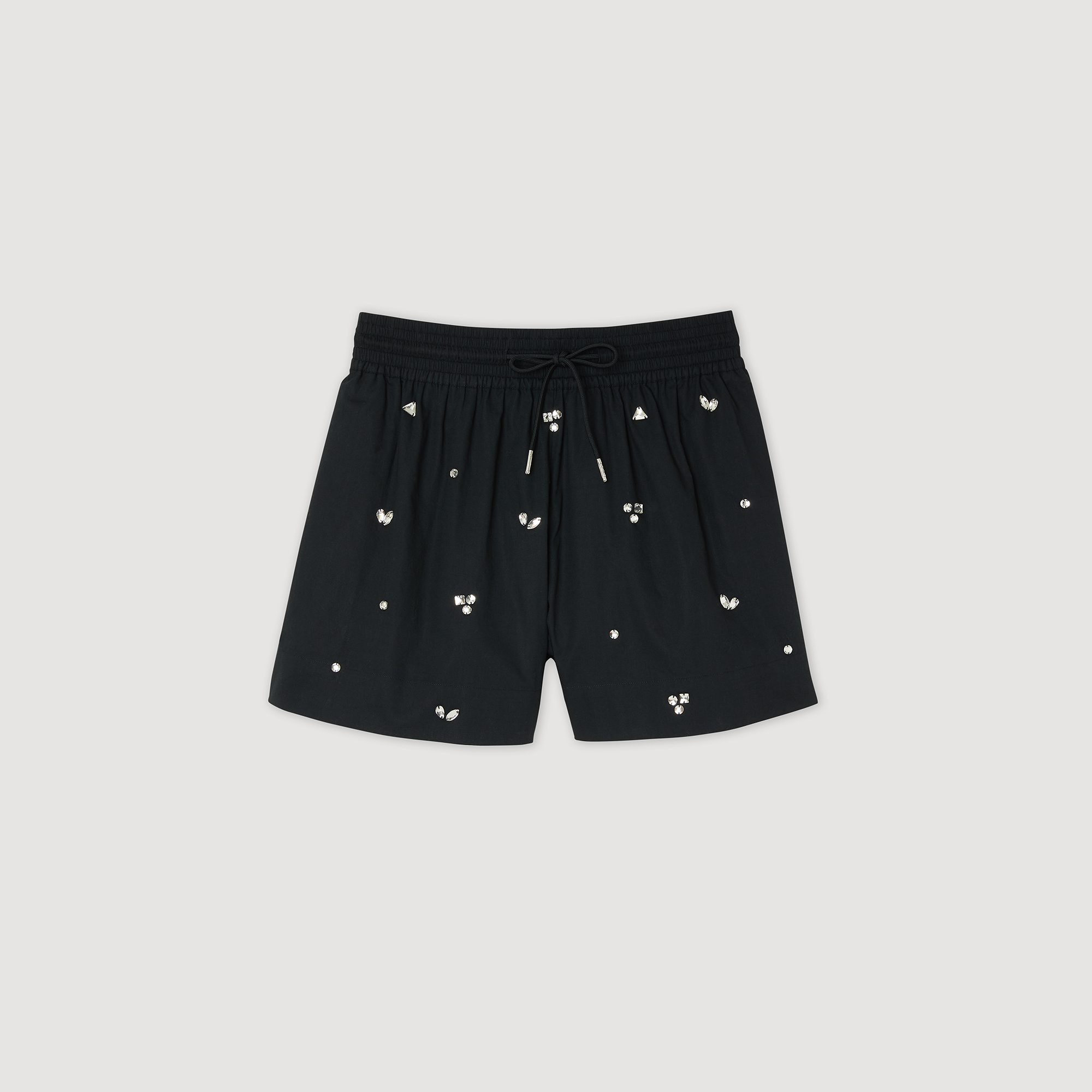 Short orne de strass brodes á la main