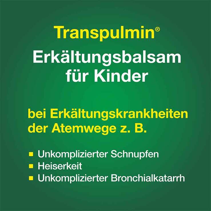 Transpulmin® Erkältungsbalsam für Kinder, 40 g