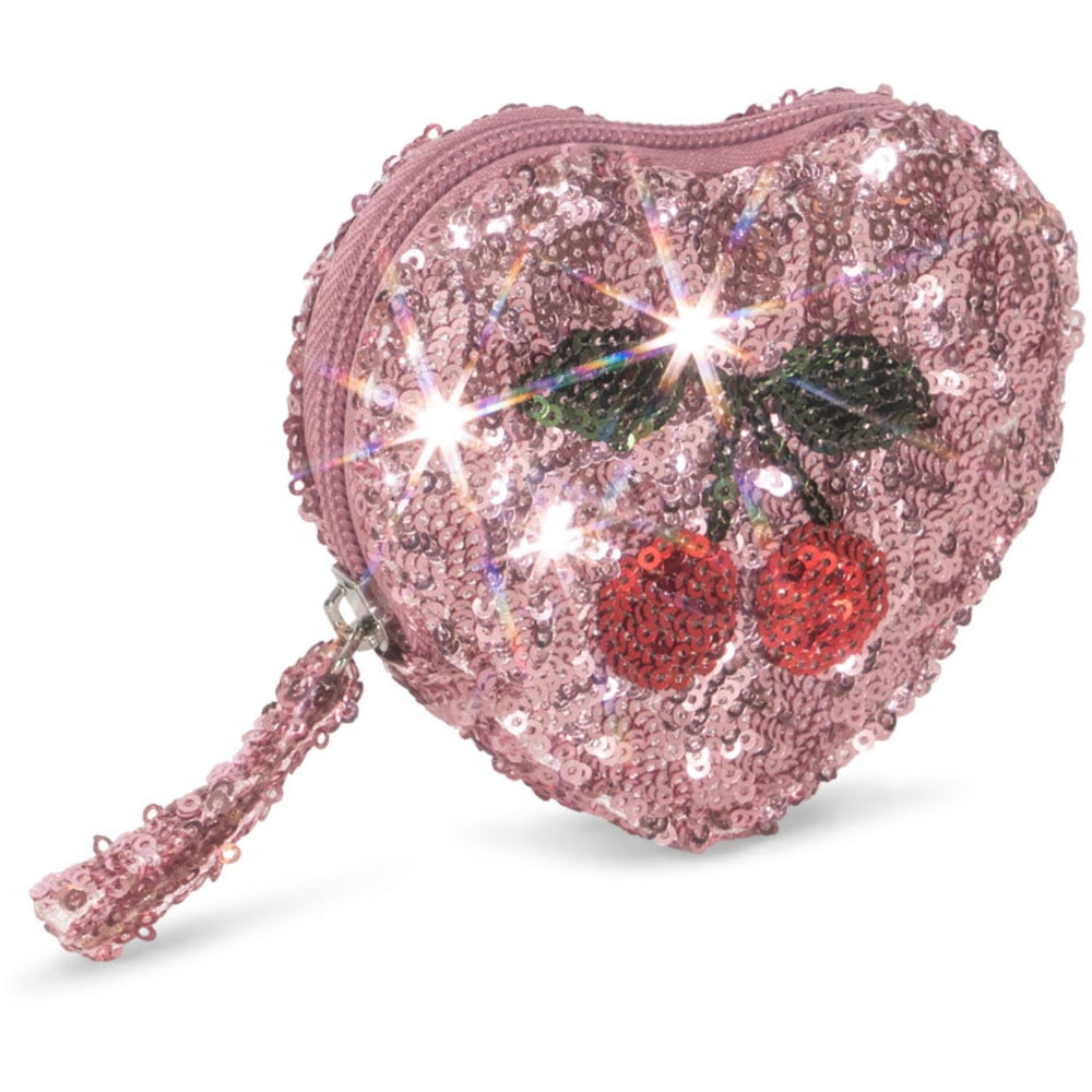 Køb Konges Sløjd Mellow Rose Paliet Heart Pung