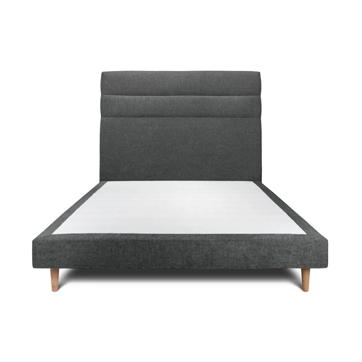 Sommeil de Plomb Lit 140x190cm - Gris anthracite