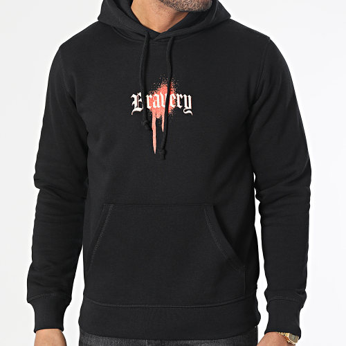 Sweat Capuche Bravery Cap Noir