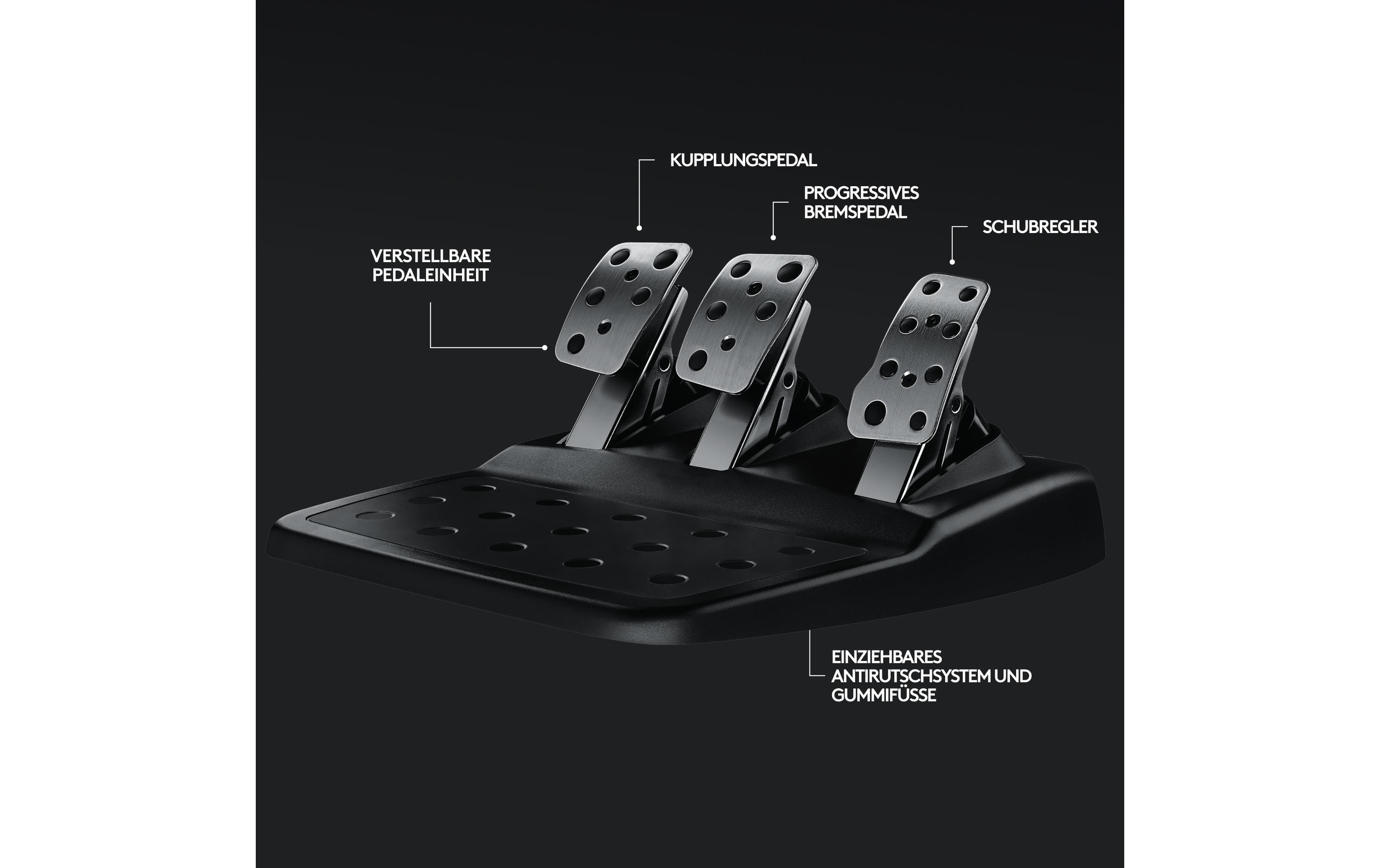 Lenkrad G29 Driving Force PS5 / PS4 / PS3 / PC<br>Rennlenkrad und Pedale für PS5, PS4, PS3 und PC